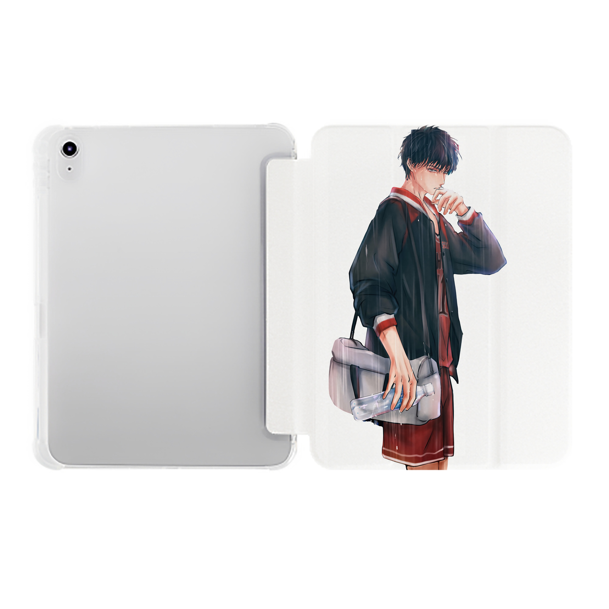 （画像用） SLAM DUNK／スラムダンク IPad ケース ペン収納付き 三つ折りスタンド PUレザー×シリコン 対応機種9.5/10.5/10.9インチ
